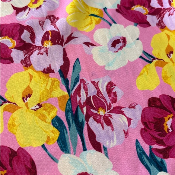 Mayoral Floral Wide Leg Pants - Pink, Yellow, White - Picture 11 of 11